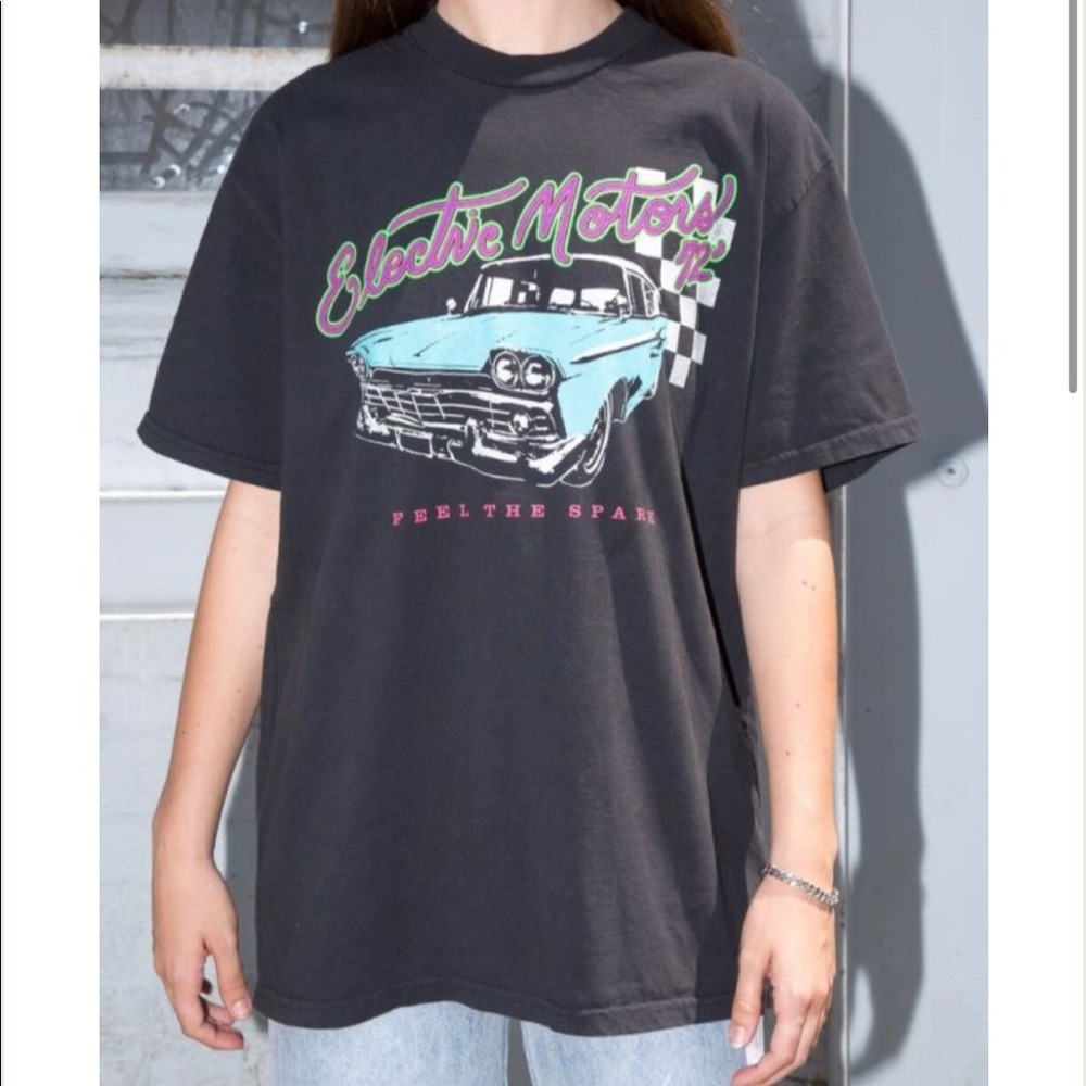 brandy melville john galt oversized graphic tee
